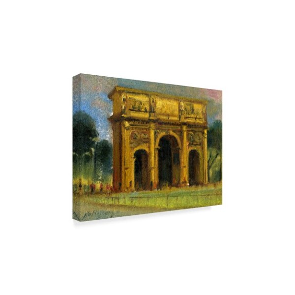 Hall Groat Ii 'Roman Arch' Canvas Art,14x19